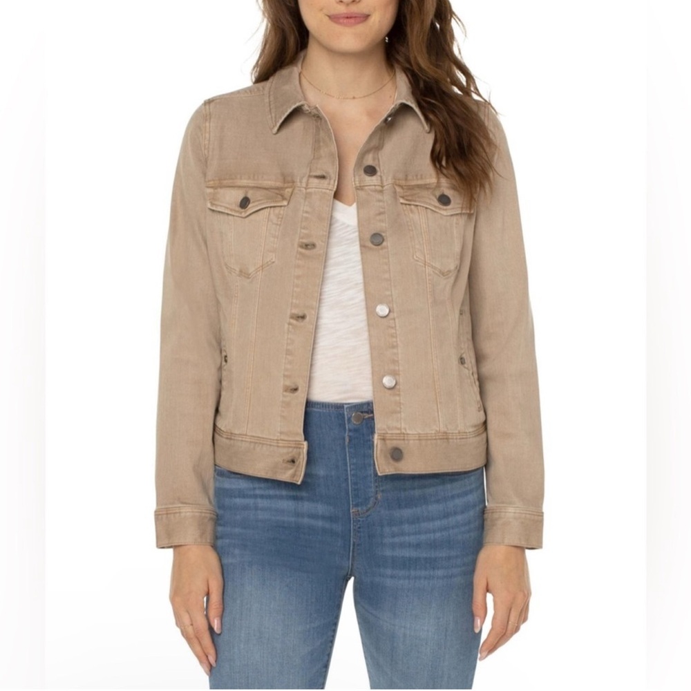 Women's Tan Denim Jacket